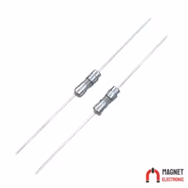 فیوز شیشه ای 2 آمپر 250 ولت 10 * 3.6 سانتی متر