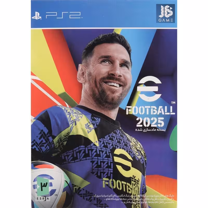 بازی پلی استیشن 2 eFootball 2025 PS2 JB.Team