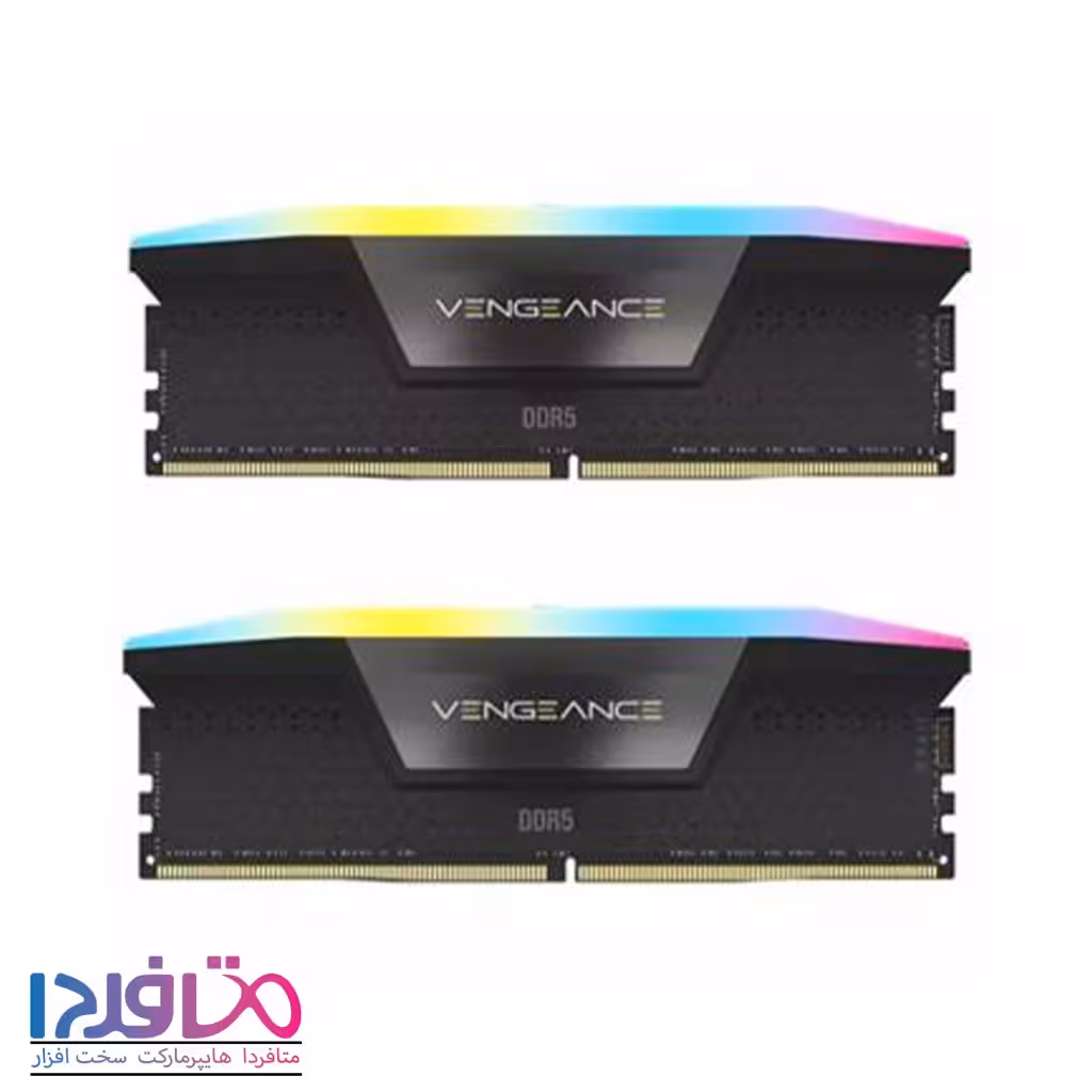 رم کورسیر دو کاناله 64 گیگابایت مدل VENGEANCE RGB  فرکانس 5600 مگاهرتز
