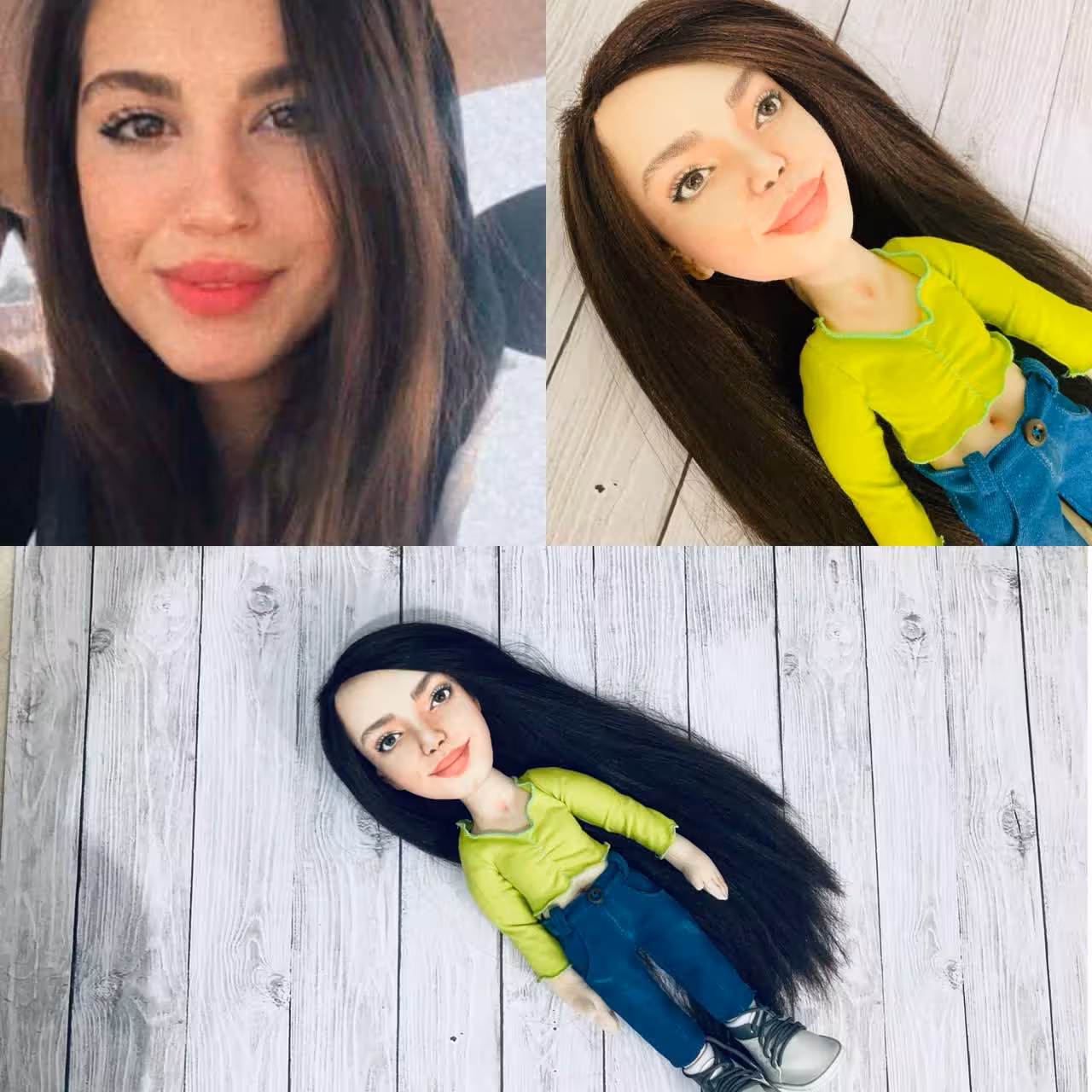 عروسک شبی سازی چهره انسان