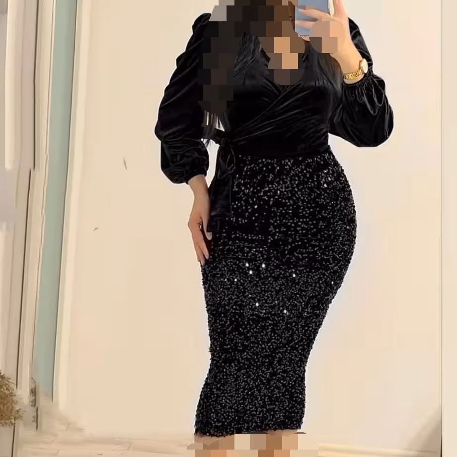 حراج پیراهن مجلسی شیدا مخمل و ماکسی مخمل پولکی پیراهن مخمل تونیک مخمل پولکی ماکسی زنانه ماکسی دخترانه
