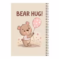 دفتر مشق 80 برگ اس جی مدل خرس و بادکنک