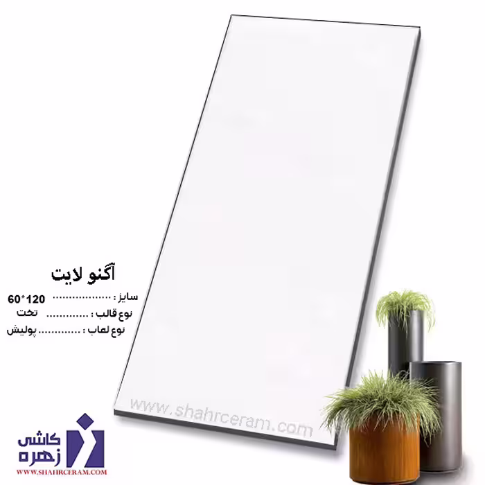 سرامیک آگنو لایت 120*60 کاشی زهره