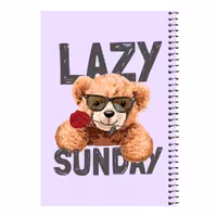 دفتر مشق 80 برگ اس جی مدل تدی گل