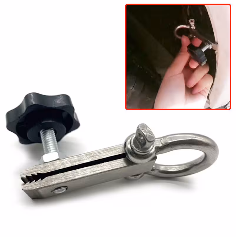 گیره استیل پیچی صافکاری گلگیر خودرو مدل CRT-Fender Inner Side Fixing Clip