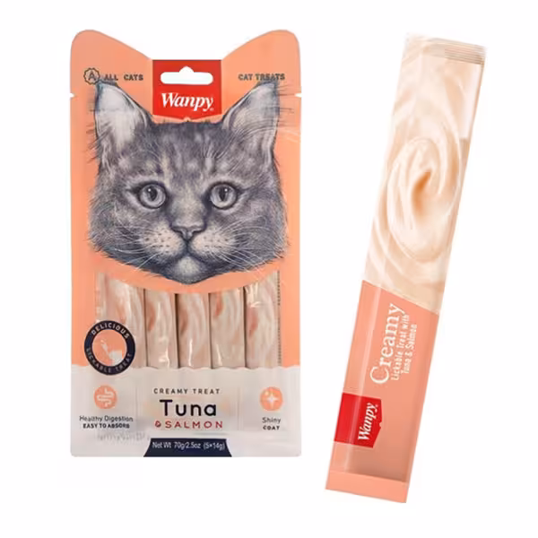 بستنی گربه ونپی با طعم ماهی تن و سالمون