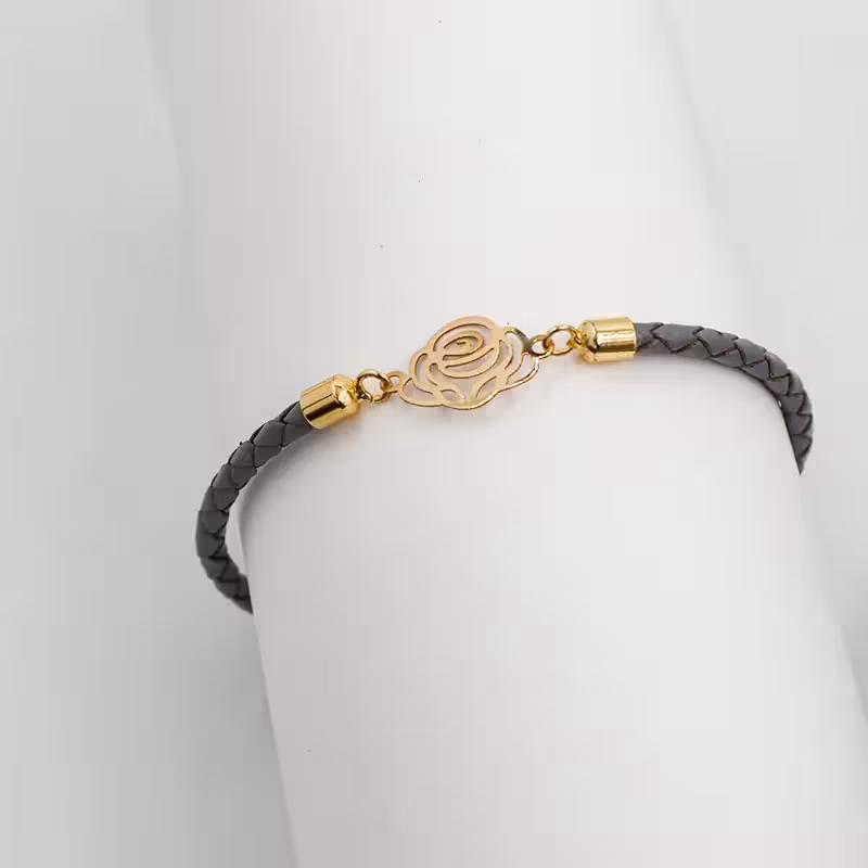 دستبند بافت طرح گل