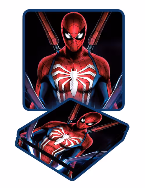 اسکین پی اس 4 اسلیم برند گیم‌آور طرح مرد عنکبوتی کد B