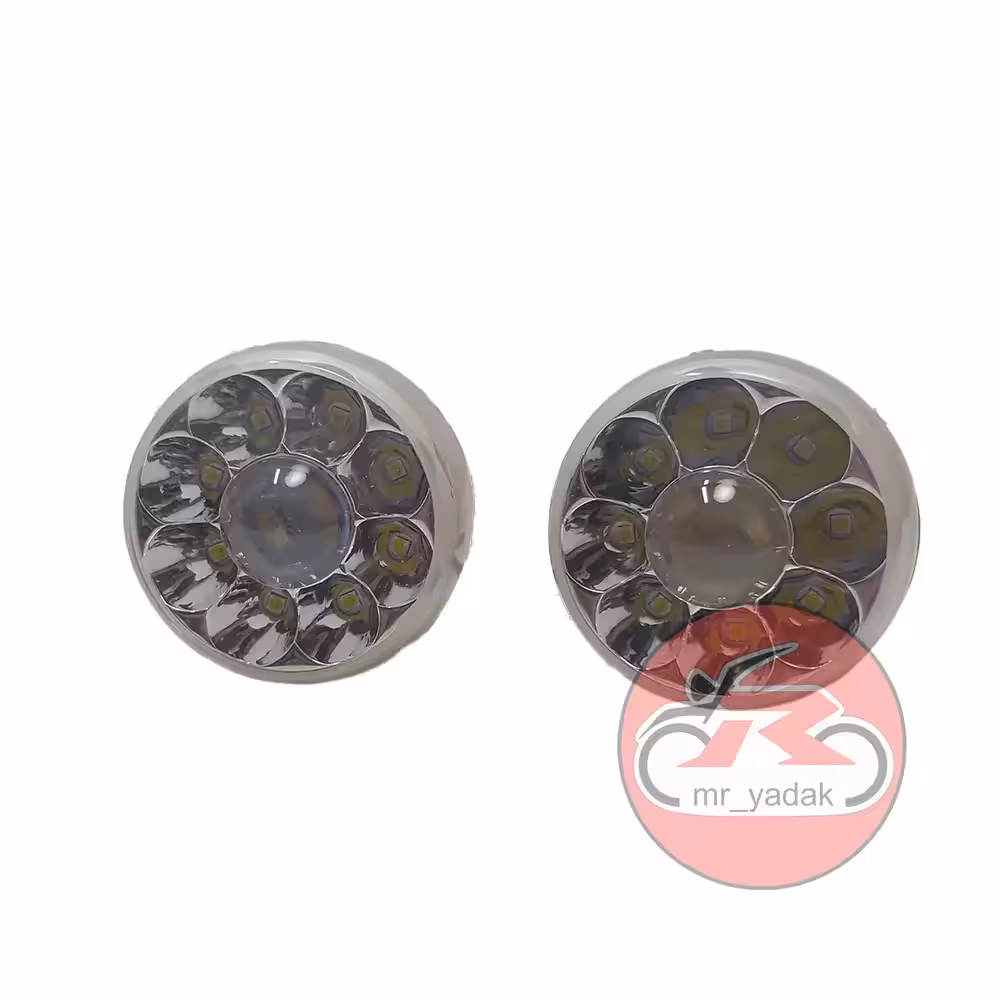 پروژکتور 9 ال ای دی پلیسی گرد کد 07 ست 2 عددی