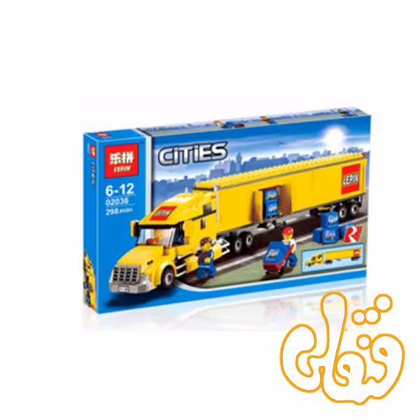 ساختنی لگو تریلی حمل بار سری سیتی 02036