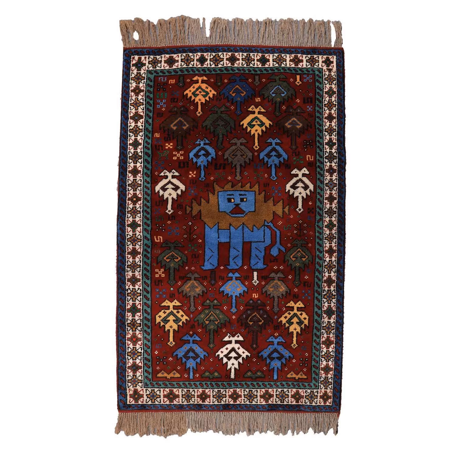 فرش دستباف دو متری مدل خراسان کد 40101246