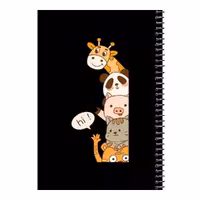 دفتر مشق 80 برگ اس جی مدل حیوانات بامزه