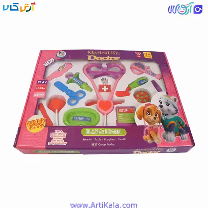 جعبه لوازم دکتری کودک