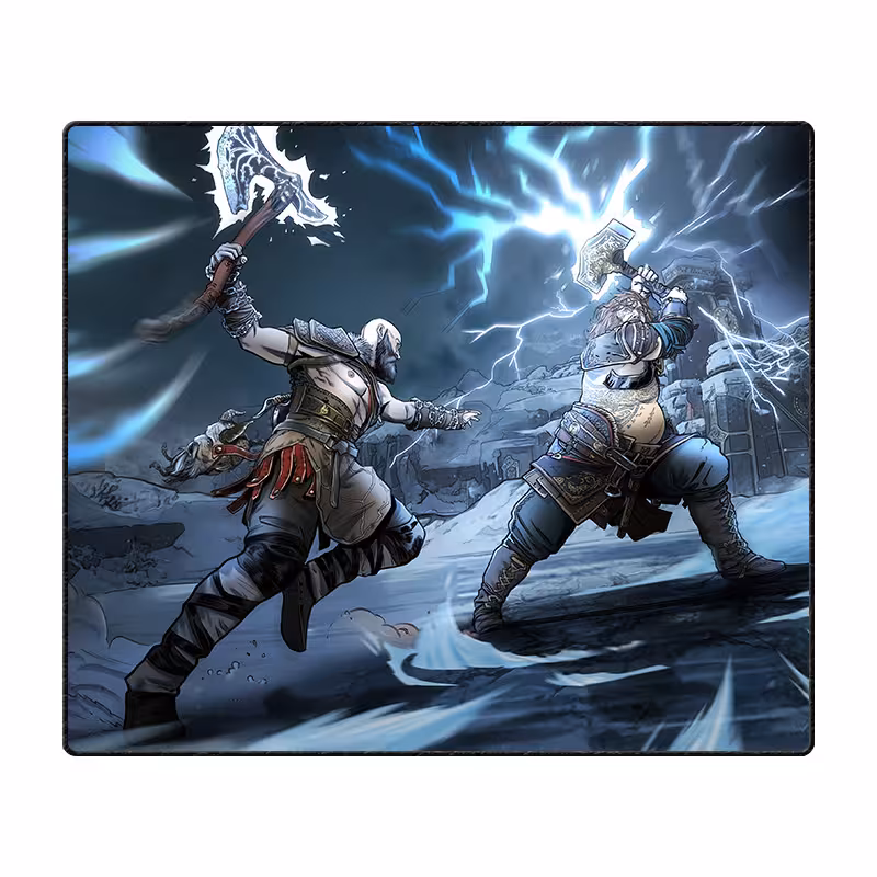 ماوس پد گیمینگ طرح God Of War Ragnarok