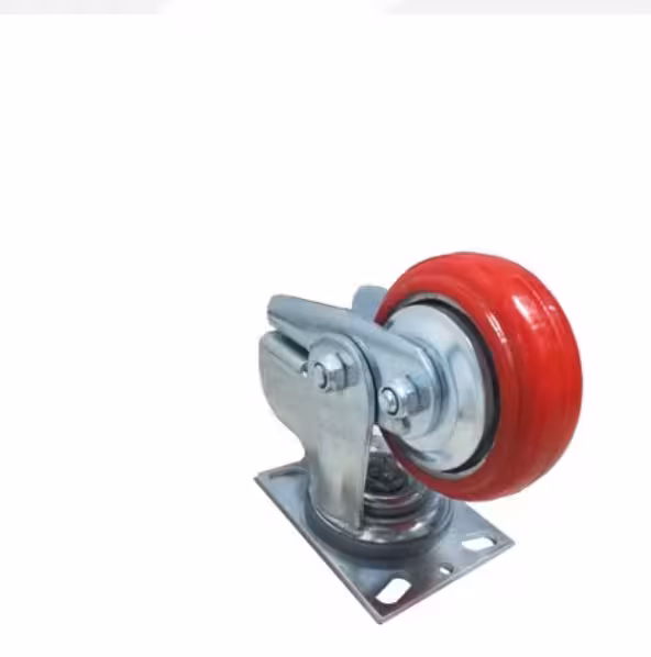 چرخ پلی اورتان کمک فنردار گردان قطر 200 میلی متر