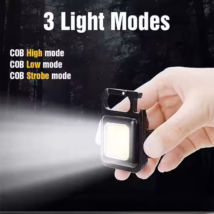 چراغ قوه چندکاره مدل KEYCHAIN MAGNET