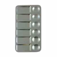 پالت آلومینیومی مستطیل بزرگ