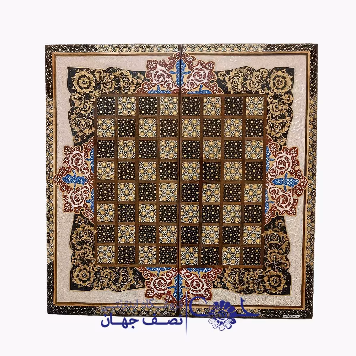 تخته نرد و شطرنج 50 سانتی تشعیر کد t502