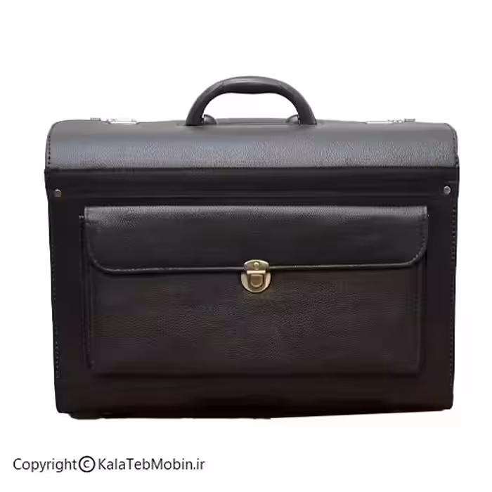 کیف ابزار پزشکی چرمی دو قفل بزرگ