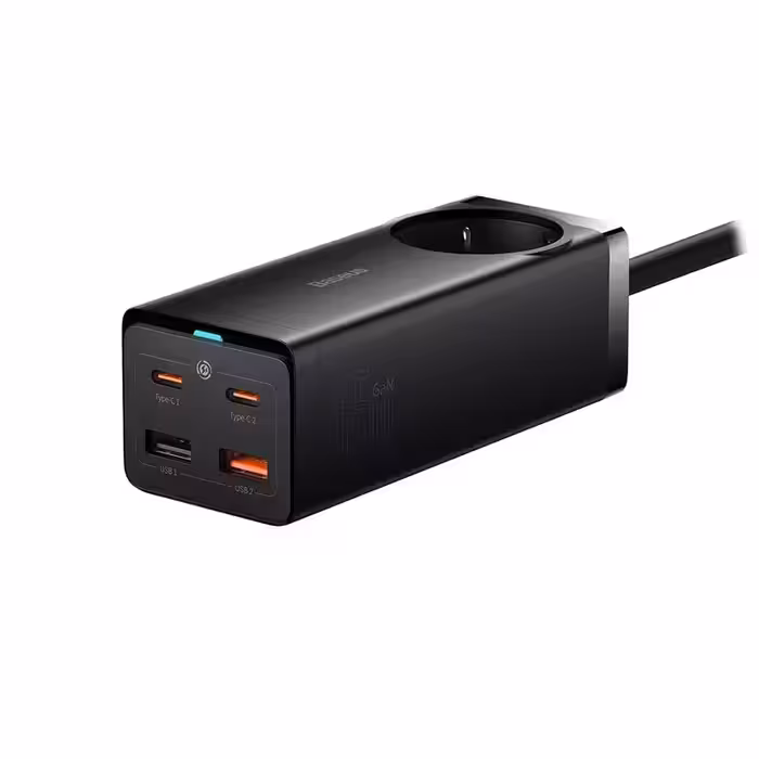 شارژر رومیزی 65 وات بیسوس مدل PSZM000901