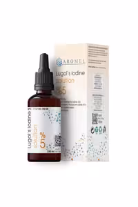 قطره ید لوگول 5% برند Aromel حجم 100 ml