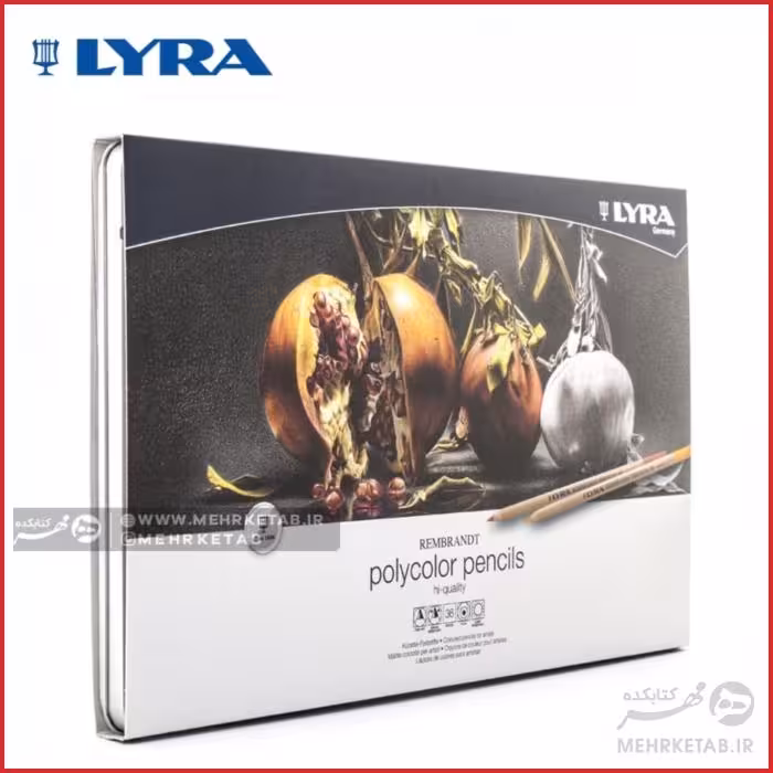 مداد رنگی حرفه ای لیرا36 رنگ  lyra REMBRANDT Poly Color Pencils-36