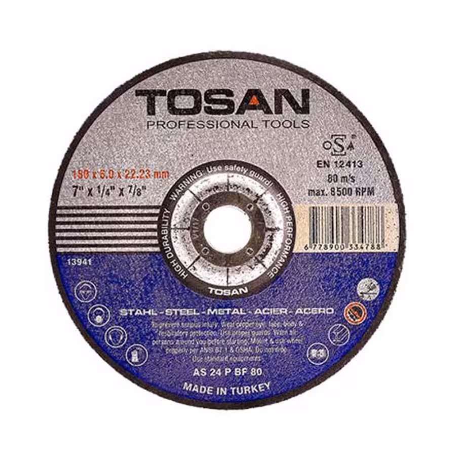 سنگ ساب آهن 6*180 توسن TOSAN