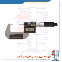 میکرومتر دو پله شیار آسیمتو دیجیتال 25-0 ضد آب مدل 2-01-118