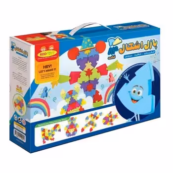 پازل اشکال 84 قطعه جعبه آبی