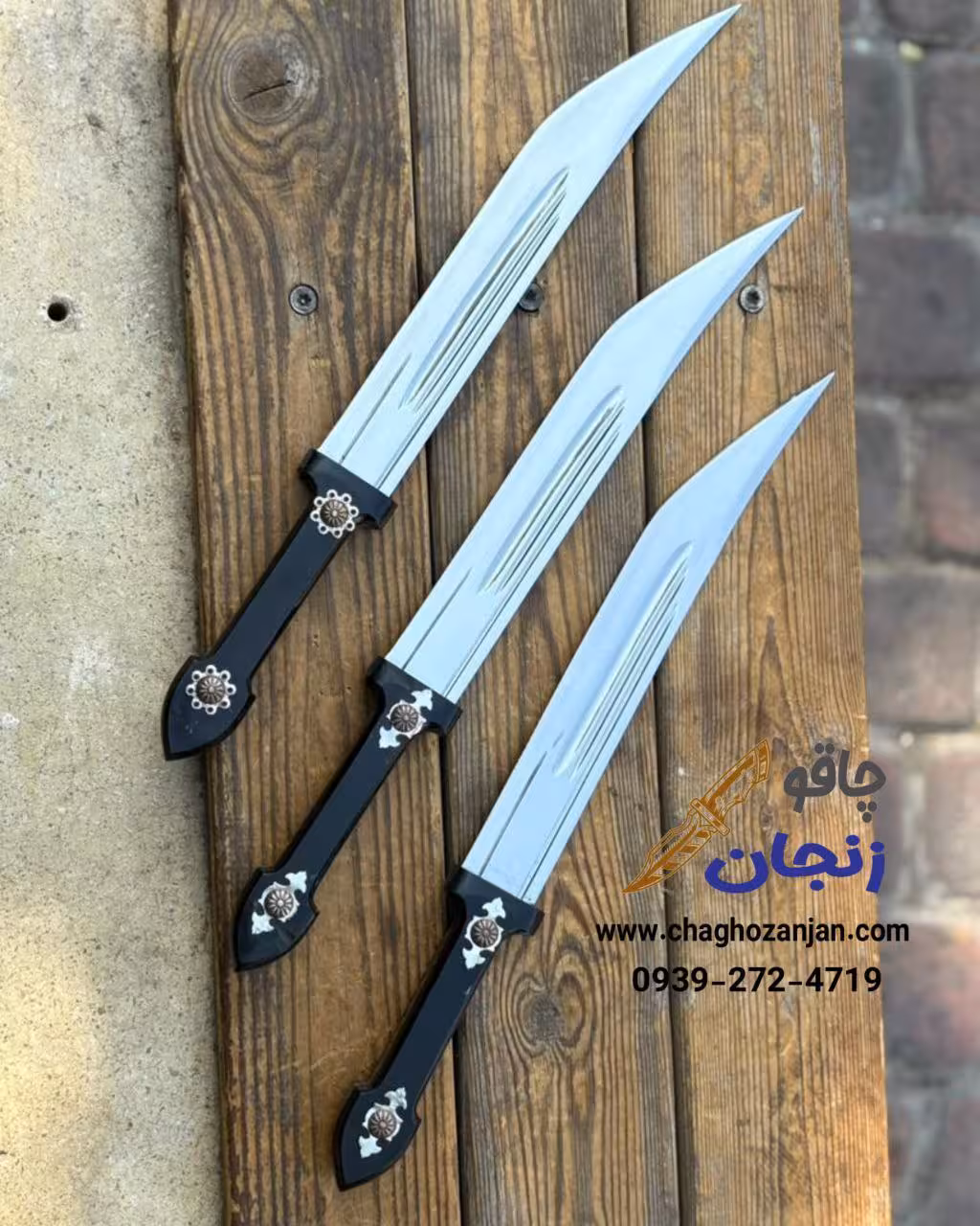 قداره چهل سانتی همراه با غلاف (تک لب)