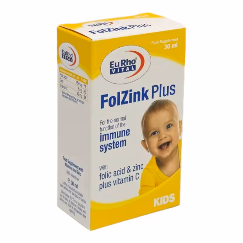 قطره فول زینک پلاس یوروویتال 30 میلی لیتر