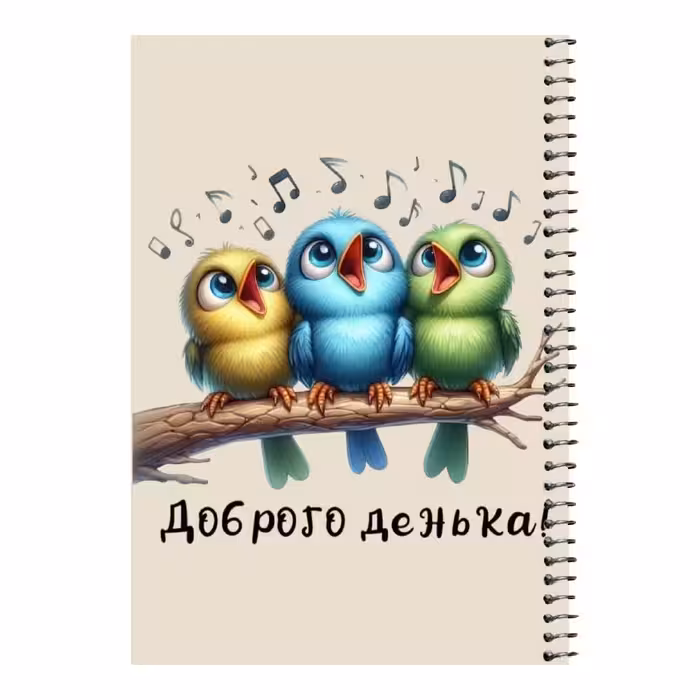 دفتر مشق 80 برگ اس جی طرح آواز پرنده ها