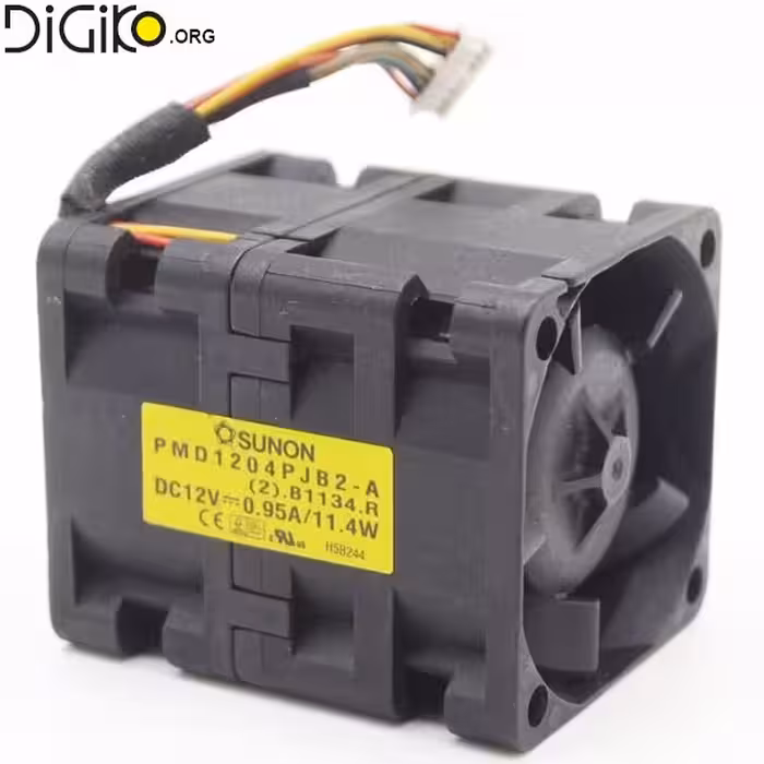 فن 4 در 4 دوبل دوربالا بلبرینگ 12 ولت