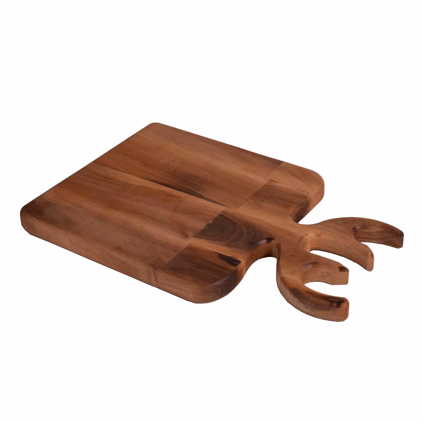 تخته سرو از جنس چوب گردو مدل گوزنی مربع آبگریز