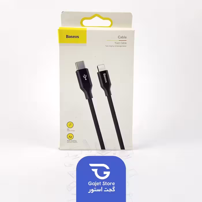 کابل تبدیل تایپ سی به لایتنینگ باسئوس Lightning to type-c Baseus