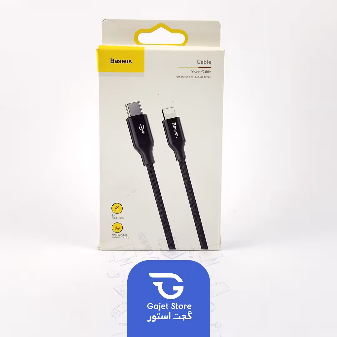 کابل تبدیل تایپ سی به لایتنینگ باسئوس Lightning to type-c Baseus