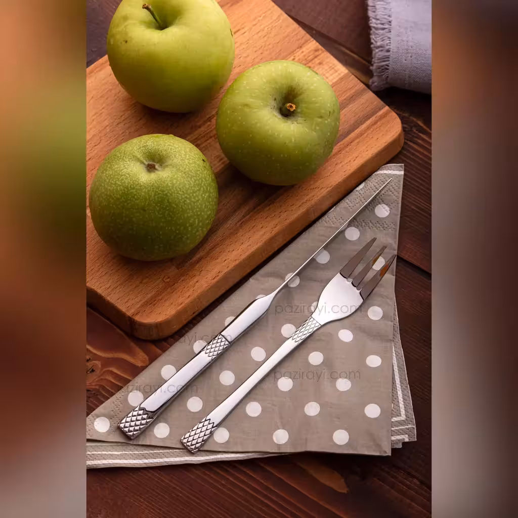 کارد و چنگال میوه خوری 12 پارچه رولنزا مدل D59