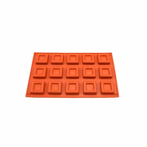 خرید قالب سیلیکونی ساوارین مربع 15 عددی