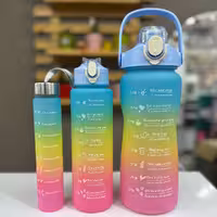 قمقمه سه قلو آبی