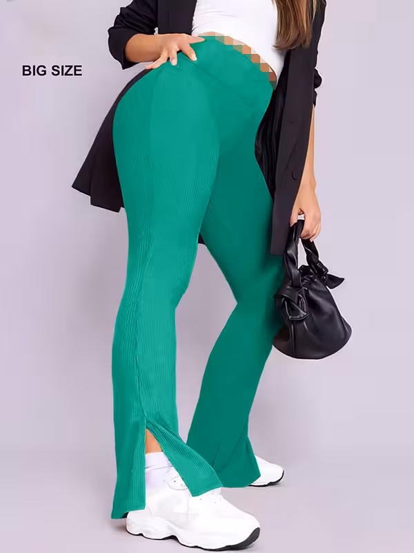 شلوار دمپا چاکدار کبریتی زنانه