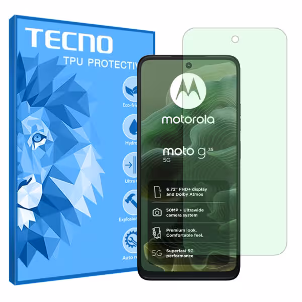 گلس موتورولا Moto G35 مدل گرین لایت برند تکنو کد S