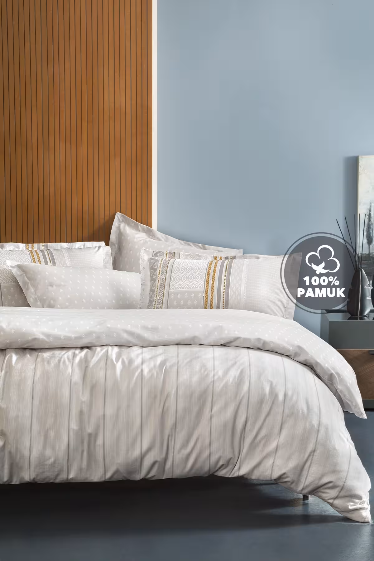 ست رو تختی دو نفره یاتاش مدل Pamena Ranforce کد 1387366