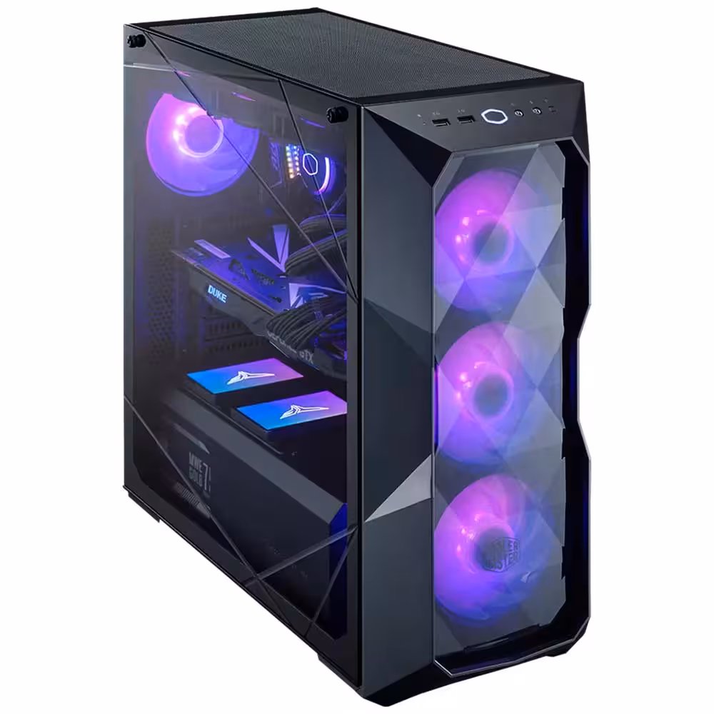 کیس کامپیوتر کولر مستر مدل TD500 CRYSTAL ARGB