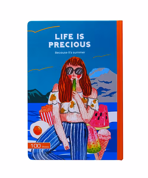 دفتر عرش رقعی ته دوخت 100برگ کد165