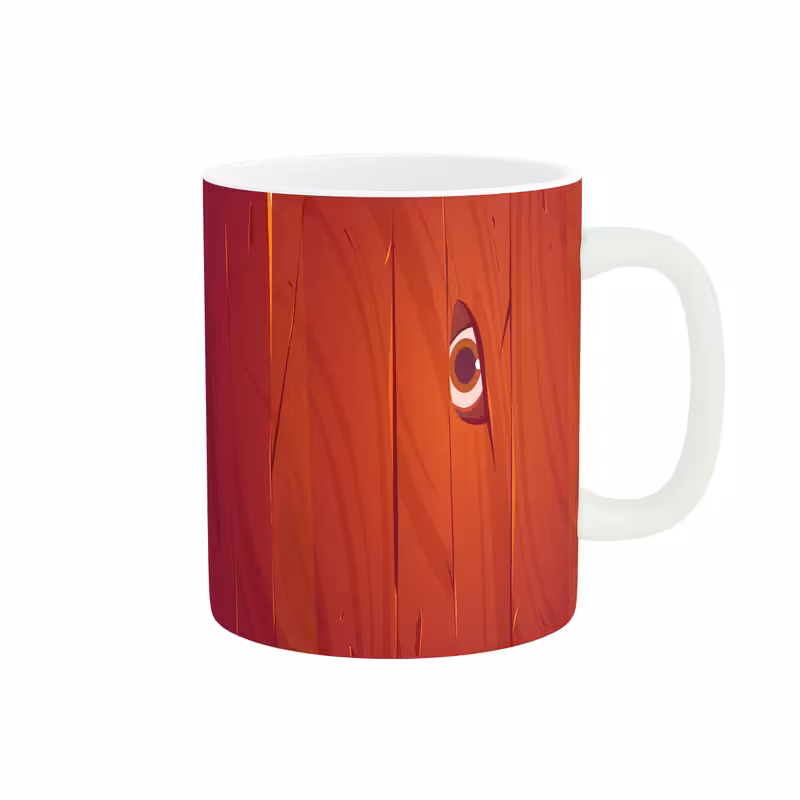 ماگ طرح چوب کد 541