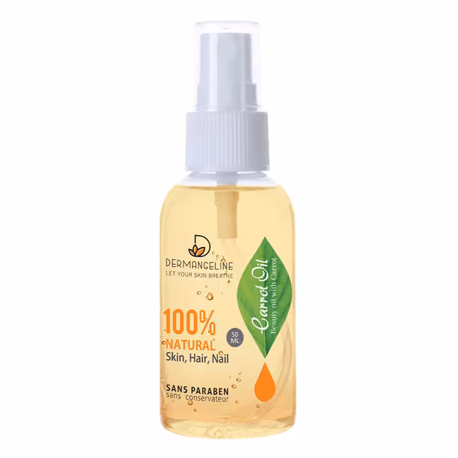 روغن هویج ضد قارچ پوست و مو و ناخن Carrot Oil درم انجلین 50 میلی لیتر