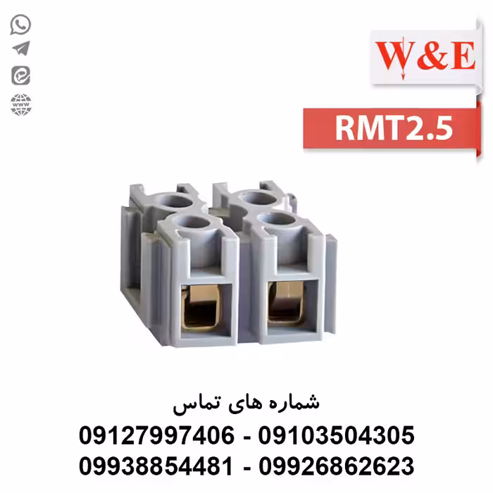 ترمینال شاخه ای زوجی 2.5 رعد مدل RMT2.5 - الکتروکانکتور