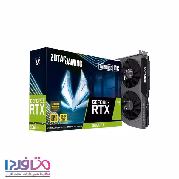 کارت گرافیک زوتک مدل GeForce RTX 3060Ti Twin Edge O8GB