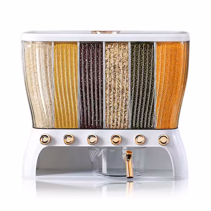 جا حبوباتی اصلی  6 خانه دارای پیمانه