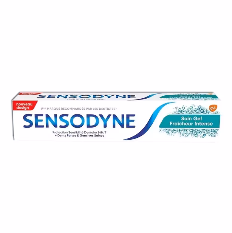 خمیردندان سنسوداین Soin Gel Fraîcheur Intense حجم 75 میل